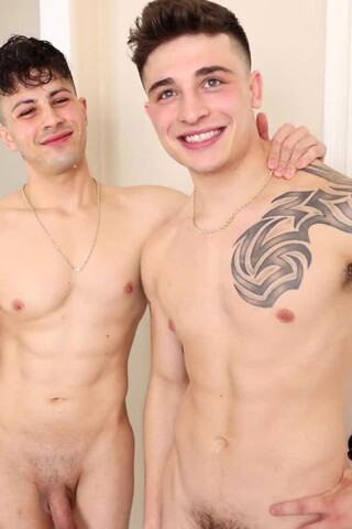 With Cum Covered Faces - Chase Arcangel & Franco Styles Have Their Post-Fuck Interview