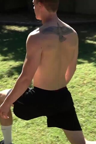 Blonde Jock Alan Cooper Jerks His Uncut Cock
