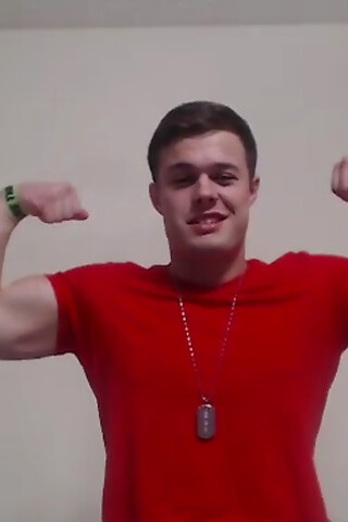 Naughty Buff Boy Shows ASS