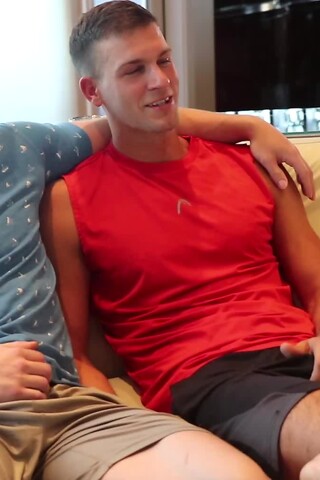 Tan Hairy Jock Mathieu Sire Jerks OFF And CUMS