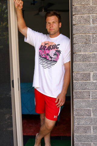 With His Piercing Green Eyes Movie Star Smile & Uncut Cock Calvin Russe Impresses
