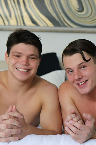 Young Jocks Josh Farve And Price Hogan Meet