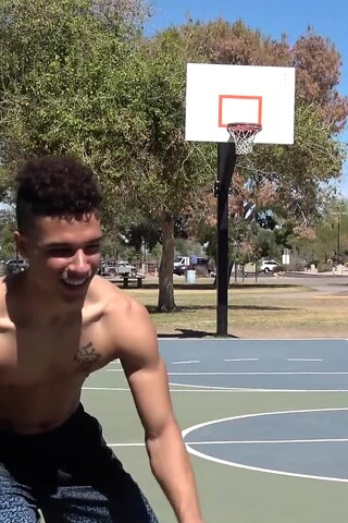 Athletic Basketball Stud Lonny Ball Jerks Off