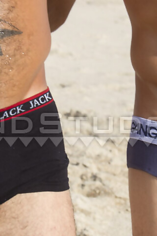 Brazil's Best Uncut Duo: Bruno & Pablo - Hung Soccer Jocks Pee, Play, Swim, Jerk & Blast Together Only Here!